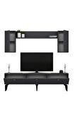 TOUCHDH TV ÜNİTESİ TAKIMI ANTRASİT-ANTRASİT