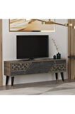 TORONTODH 2 KAPAKLI TV SEHPASI CEVİZ ROYALMERMER