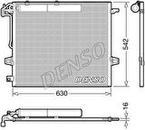 Denso DCN17057 Klima Radyatörü X164 06-12 W164 05-11 W251 06-11 A2515000054