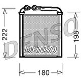 Denso DRR32005 Kalorifer Radyatörü Brazing Golf Passat CC Superb Yeti Tiguan Scirocco 155x198x26 Oto Mek Şanzıman 3C0819031