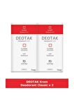 Deotak Classic Antiperspirant Ter Önleyici Leke Yapmayan Krem Deodorant 35 ml x 2