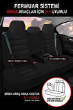 Renault Samsung Sm7 I (ex2) 2.3 I V6 24v (170 Hp) 2007 UYUMLU LÜKS DERİ OTO KILIF TAM SET