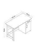 Morpanya Nest Çalışma Masası Ahşap 120 x 71 cm Beyaz 