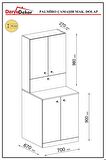 PALMİRO ÇAMAŞIR MAKİNESİ DOLAP SET