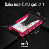 Derkam - Modern Tasarım Cüzdan & Kartlık - Erkek Kartlık - Rfıd Koruma