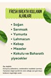 25'li Ağız Kokusu Önleyici, Nefes Temizleyici (Soğan, sarımsak koku yok edici)