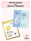 Dermal Hiyalüronik Asit İçerikli Şeffaflaşan Eriyen Maske 34 gr ve Gold Göz Altı Maskesi 4 gr Seti