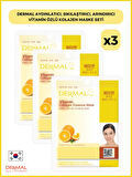 Dermal Aydınlatıcı, Sıkılaştırıcı, Arındırıcı Vitamin Özlü Kolajen Maske 23gr 3 Adet