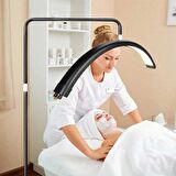 Deyatech 28 İnç Moon Light Estetisyenler Kirpik Teknisyenleri ve Tırnak Sanatçıları için LED Lamba Deya-28 İnç Moon