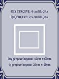 MİVA KONSEPT DEKORATİF BOYANABİLİR POLİÜRETAN DUVAR ÇITASI- (2'Lİ KORİDOR ÇERÇEVESİ -4 CM VE 2.5 CM )