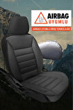 Honda Vamos (hm1) 0.7i 12v Turbo 4wd (64 Hp) 2012  UYUMLU JAKAR OTO KOLTUK KILIFI SİYAH