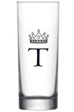 Tek T Harfli Baskılı Votka Bardağı Vodka