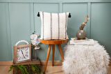 Dfn Home Line Püsküllü İkili Kırlent Kılıfı 43x43 Cm