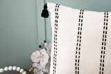 Dfn Home Line Püsküllü İkili Kırlent Kılıfı 43x43 Cm