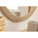 Dfn Wood Jut Halatlı 3'Lü Yuvarlak Dekoratif Duvar Salon Banyo Aynası 50,40,30 Cm