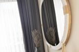 Dfn Wood Beyaz Halatlı Asimetrik Dekoratif Duvar Salon Banyo Aynası 61x81 Cm