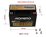 Monero  Agk Uag Ut Mg Cg Uyumlu Swan/Monero Akü 12v 6.5a