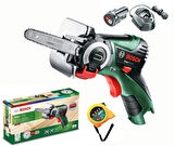 BOSCH EASYCUT 12 V 2 Ah TEK BATARYALI ŞARJLI Dal Budama Testeresi