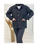 Üç Cepli Ceket Siyah-270