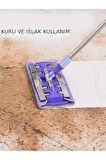 DMR Teleskopik Uzatılabilir Tablet Palet Sihirli Mikrofiber Bezli Mop Paspas Seti Takımı - 1 Adet 
