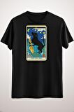 Erkek Siyah One Cool Dog Tarot Card