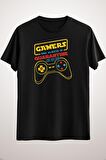 Erkek Siyah Gamers Are Always In Quarantine T-Shirt