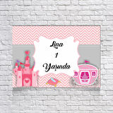 Prenses Temalı Doğum Günü Afişi 35X50 cm