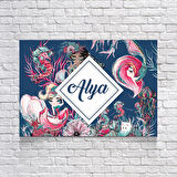 Deniz Kızı Temalı Doğum Günü Afişi 50X70 cm