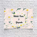 Papatya Temalı Doğum Günü Afişi 70 x 100