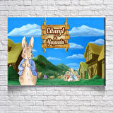 Tavşan Temalı Doğum Günü Afişi 35x50 Cm