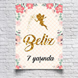 Peri Temalı Doğum Günü Afişi 50X70 cm