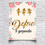 Balerin Temalı Doğum Günü Afişi 50X70 cm