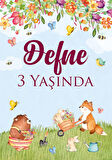 Sevimli Ayıcık Temalı Doğum Günü Afişi 100x150 cm