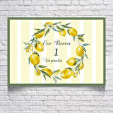 Limon Temalı Doğum Günü Afişi 70x100 Cm