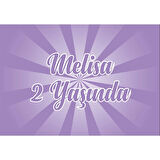 Turkuaz Doğum Günü Afişi 70X100 cm