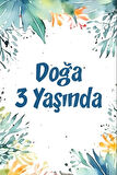 Çiçekler Temalı Doğum Günü Afişi -9 35X50 cm