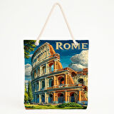 Kolezyum Manzaralı Roma Plaj Çantası