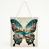 İstanbul Kanatlı Kelebek Plaj Çantası