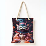 Fantastik Kedi ve Kadın Omuz Çantası