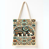 Fil Bahçesi Eskizi Omuz Çantası