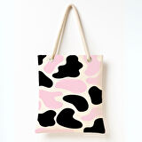 Soyut Benek Deseni Omuz Çantası