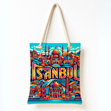 İstanbul Grafik Rüyası Omuz Çantası
