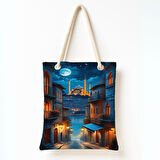 Gece Sokak Rüyası Omuz Çantası