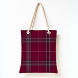 Bordo Tartan Rüyası Omuz Çantası