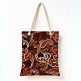 Sıcak Paisley Rüyası Omuz Çantası