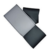 DİKİŞLİ DİREKSİYON KILIFI SİYAH DERİ GRİ DERİ SİYAH DİKİŞLİ VOLVO TIR KAMYON İÇİN