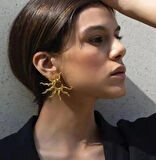 Gold Kaplama Küpe