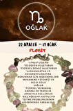 Sertifikalı Burç Taşı Oğlak Burcu Florit Taşı Bileklik