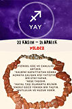 Sertifikalı Burç Taşı Yay Burcu Yıldız Taşı Bileklik