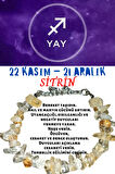 Sertifikalı Burç Taşı Yay Burcu Sitrin Taşı Bileklik